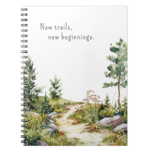 Waterverf Mountain Trail Spiral Notitieboek