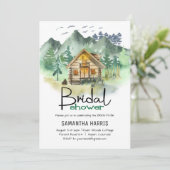 Waterverf Mountain Vrijgezellenfeest Kaart (Staand voorkant)