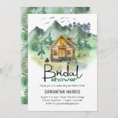 Waterverf Mountain Vrijgezellenfeest Kaart (Voorkant / Achterkant)