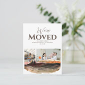 Waterverf Mountains 2 foto's bewegende aankondigin Briefkaart (Staand voorkant)