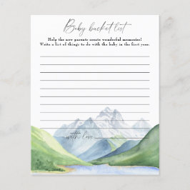 Waterverf Mountains - Bucket List spel