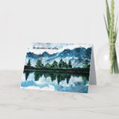 Waterverf Mountains Kaart (Voorkant)