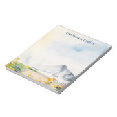 Waterverf Mountains op maat Notitieblok (Linkerzijde)