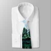 Waterverf Mountains Stropdas (Gebonden)