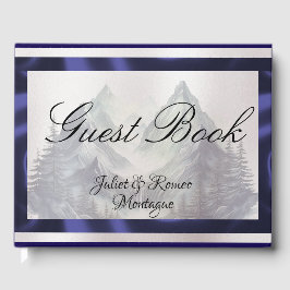 Waterverf Mountains Wedding Gastenboek