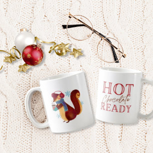 Waterverf muis, geschikt voor warme chocolade voor koffiemok