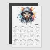 Waterverf Muis Hoodie Splash Art 2025 Kalender (Voorkant / Achterkant)