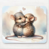 Waterverf Muisknuffel Muismat (Voorkant)