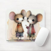 Waterverf muizen muismat (Met muis)