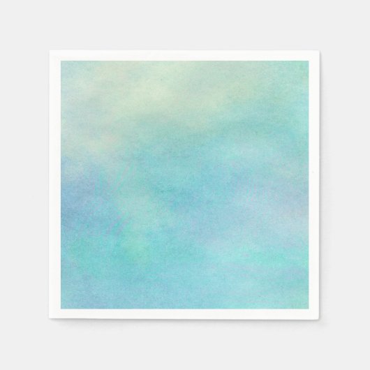 Waterverf Multicolor Zee-schaduwen Alle opties Servetten (Voorkant)