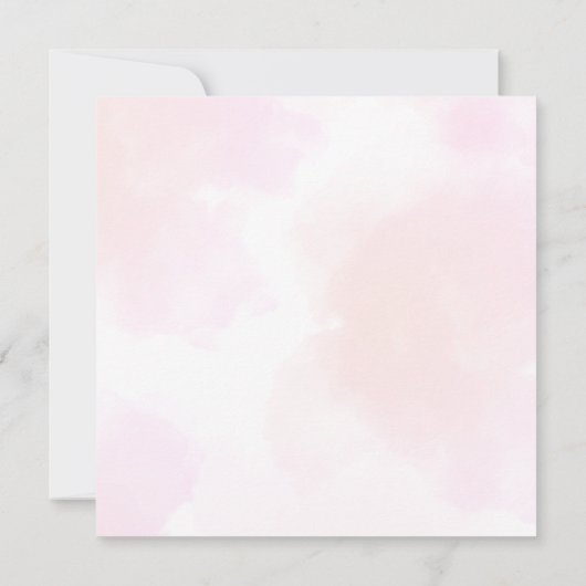 Waterverf Mushroom Fairy 1st Birthday Forest Kaart (Achterkant)