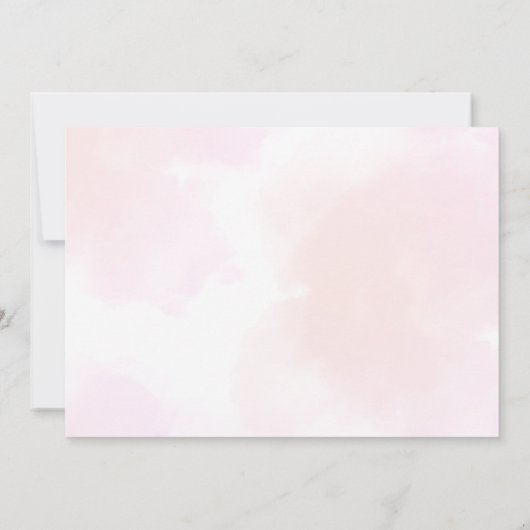 Waterverf Mushroom Fairy 1st Birthday Forest Kaart (Achterkant)