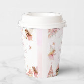 Waterverf Mushroom Fairy 1st Birthday Forest Papieren Bekers (Rechts)