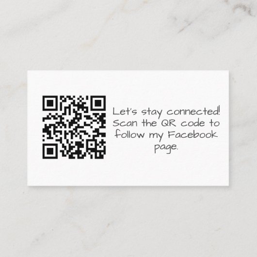 Waterverf Musical Notes Custom QR Code Visitekaartje (Achterkant)