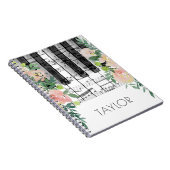 waterverf muziek piano notitieboek (Rechterzijde)