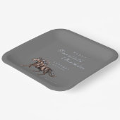 Waterverf Mystiek Paard ELKE verjaardagsfeestje Papieren Bordje (Gebogen)