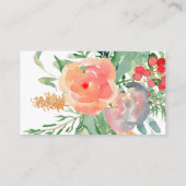 waterverf mystieke vos luier loterij ticket informatiekaartje (Achterkant)