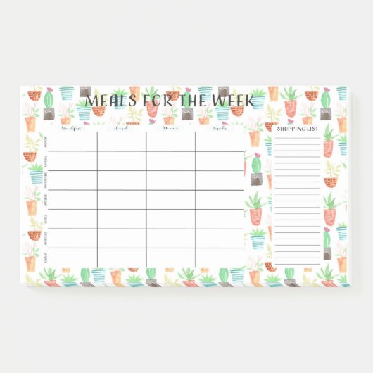 Waterverf na de week post-it® notes (Voorkant)