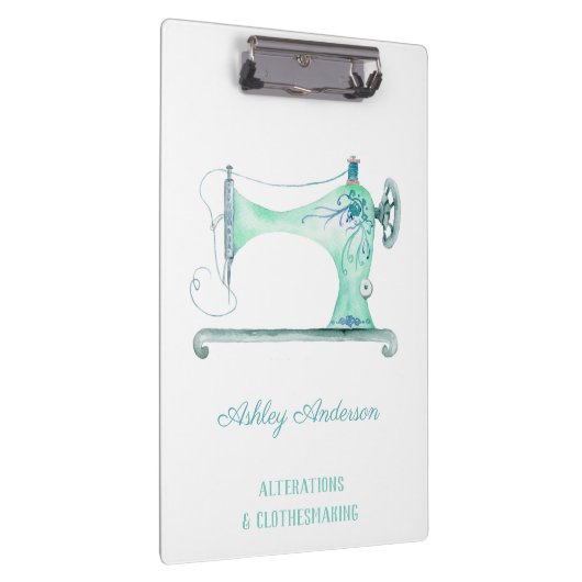 Waterverf naadbelasting naaimachine klembord (Rechts)