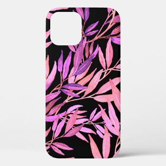 Waterverf naadloos met bladeren. BrightStor Case-Mate iPhone Case (Achterkant)