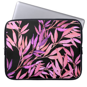 Waterverf naadloos met bladeren. BrightStor Laptop Sleeve
