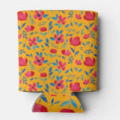 Waterverf: naadloos met de hand geschilderd blikjeskoeler (Achterkant)