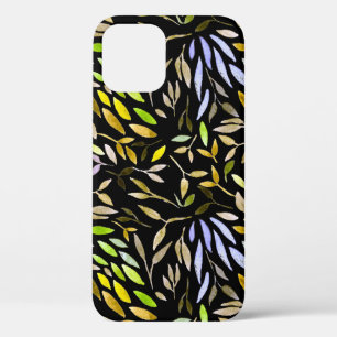 Waterverf naadloos met kleurrijke bladeren. Case-Mate iPhone case