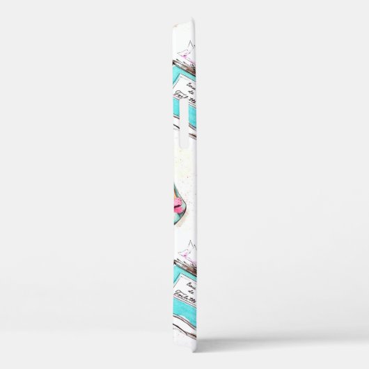 Waterverf naadloos mode glamour patroon waarop Case-Mate iPhone case (Achterkant / Rechts)