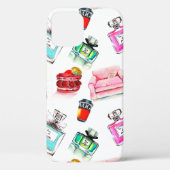 Waterverf naadloos mode glamour patroon waarop Case-Mate iPhone case (Achterkant)