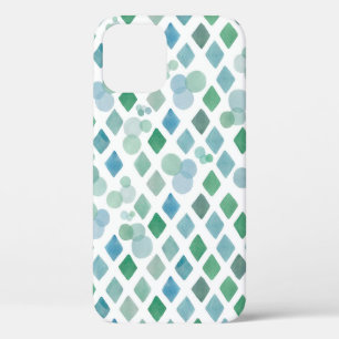 Waterverf naadloos op een witte achtergrond met ee Case-Mate iPhone case
