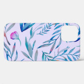 Waterverf naadloos patroon. Botanisch ornament. L Case-Mate iPhone Case (Achterkant (horizontaal))