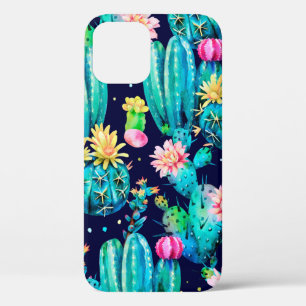 Waterverf naadloos patroon. Drijvende cactussen op Case-Mate iPhone Case