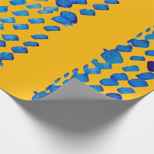 Waterverf naadloos patroon met abstracte vlekken e cadeaupapier (Hoek)