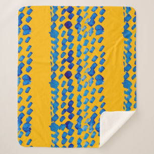 Waterverf naadloos patroon met abstracte vlekken e sherpa deken