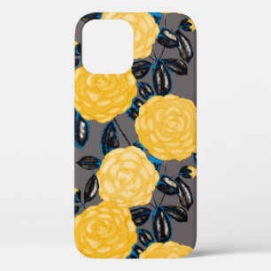 Waterverf naadloos patroon met camelliumbloemen. Case-Mate iPhone case