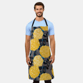 Waterverf naadloos patroon met camelliumbloemen. schort (Gedragen)