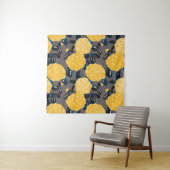 Waterverf naadloos patroon met camelliumbloemen. wandkleed (In situ)