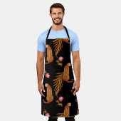 Waterverf naadloos patroon met cheeths schort (Gedragen)