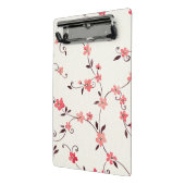 Waterverf naadloos patroon met gestileerde veer mini klembord (Angled2)