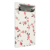 Waterverf naadloos patroon met gestileerde veer mini klembord (Schuin)