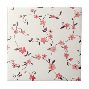 Waterverf naadloos patroon met gestileerde veer tegeltje