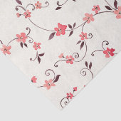 Waterverf naadloos patroon met gestileerde veer tissuepapier (Detail)