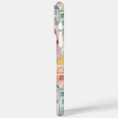 Waterverf naadloos patroon met huizen Case-Mate iPhone case (Achterkant / Links)
