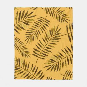 Waterverf naadloos patroon met kleurrijk abstract fleece deken