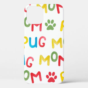 Waterverf naadloos patroon met letters en een Case-Mate iPhone case