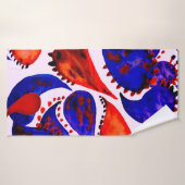 Waterverf naadloos patroon met paisley. Abstract Badhanddoek (Badhanddoek)