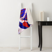 Waterverf naadloos patroon met paisley. Abstract Sherpa Deken (In situ)