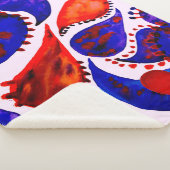 Waterverf naadloos patroon met paisley. Abstract Sherpa Deken (3/4)