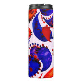 Waterverf naadloos patroon met paisley. Abstract Thermosbeker (Achterkant)