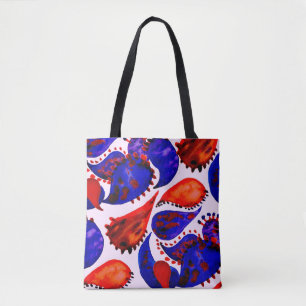 Waterverf naadloos patroon met paisley. Abstract Tote Bag